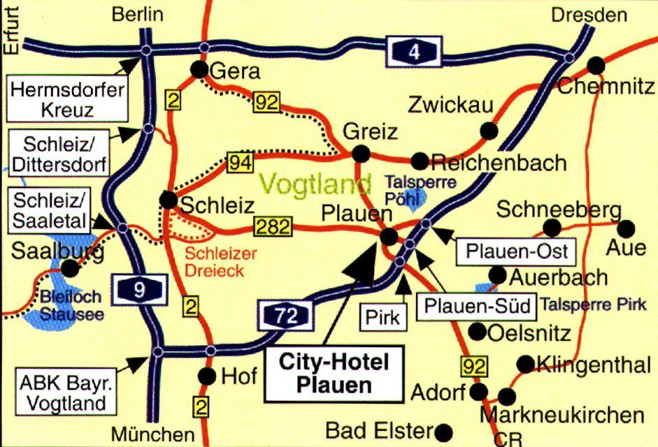 City-Hotel Plauen Exteriör bild